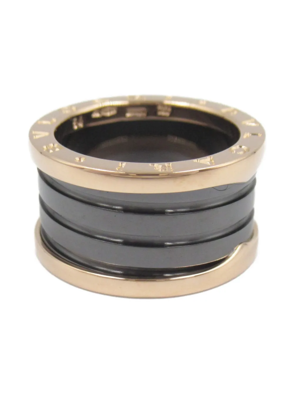 Bvlgari Pre-Owned 2010s 18kt rose gold B.Zero1 ring | Women | Image 2