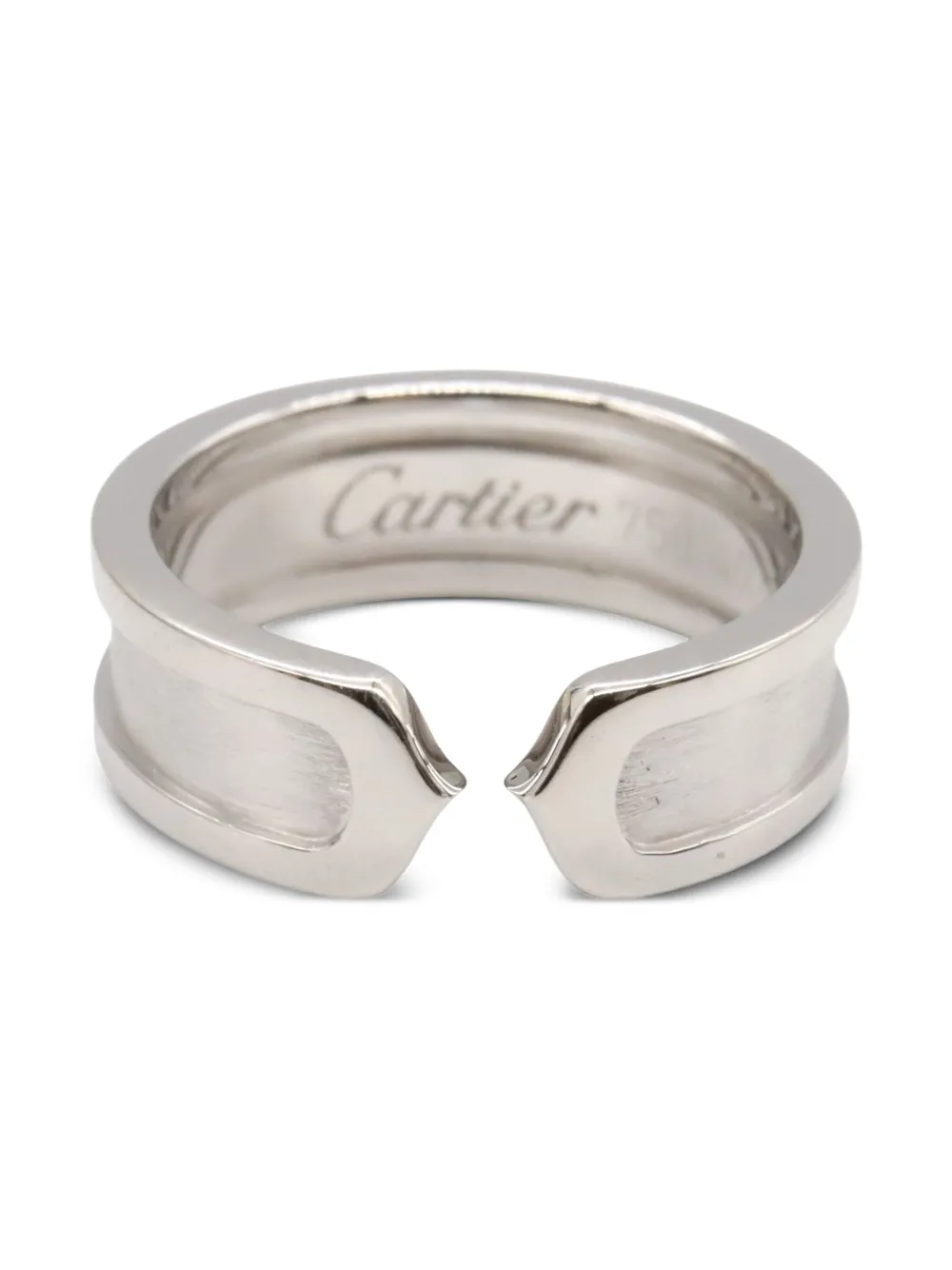 Cartier 2010s C2 リング 18Kホワイトゴールド - SILVER Cartier 2010s C2 リング 18Kホワイトゴールド - SILVER