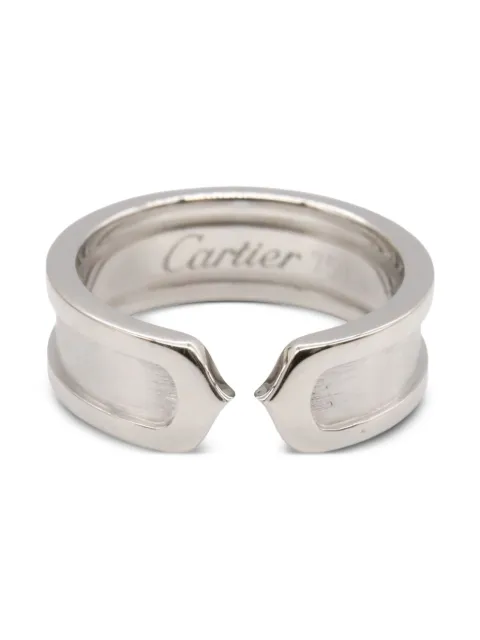 Cartier 2010 18kt white gold C2 ring