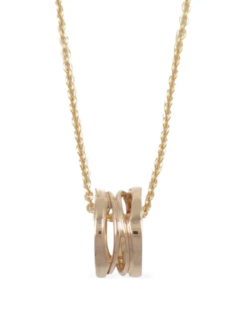 Bvlgari Pre-Owned 2010s 18kt rose gold B.Zero1 necklace 