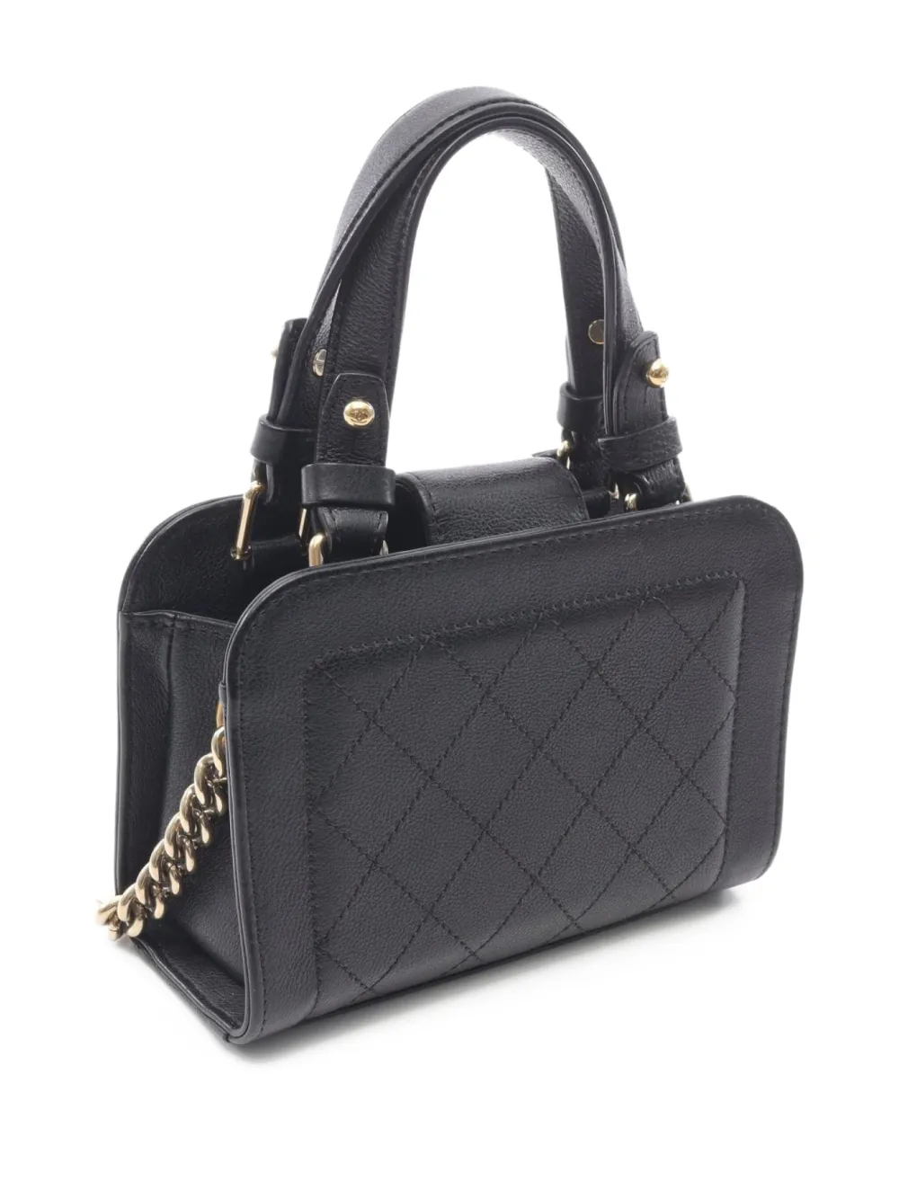 CHANEL Pre-Owned 2016-2017 mini diamond-quilting tote bag | Mini Bags | Image 2