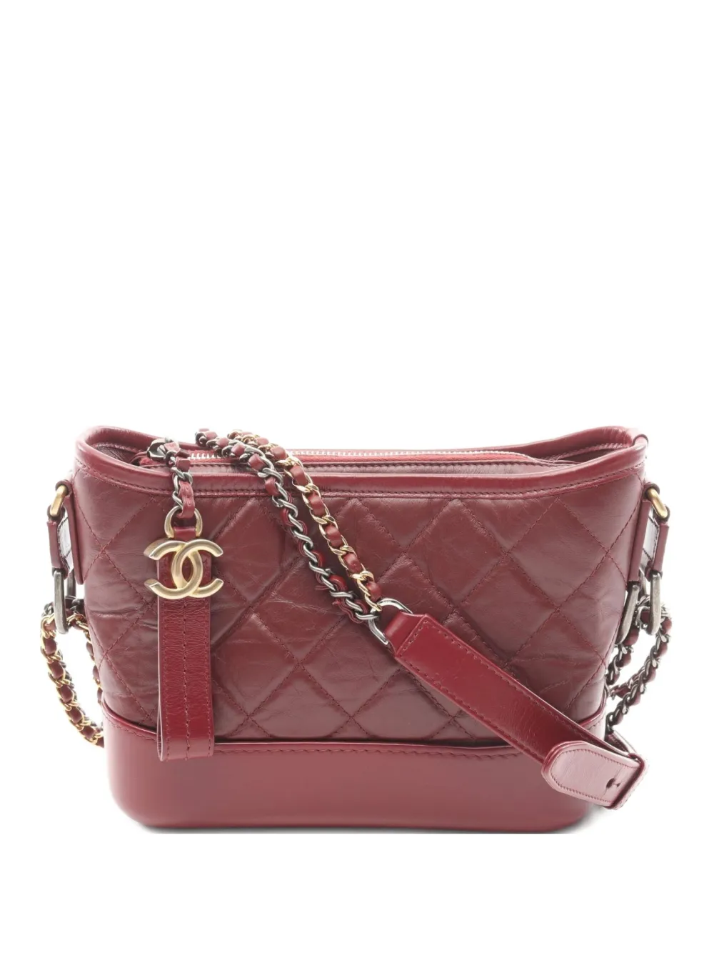 CHANEL Pre-Owned 2019 ガブリエル ショルダーバッグ S - レッド CHANEL Pre-Owned 2019 ガブリエル ショルダーバッグ S - レッド