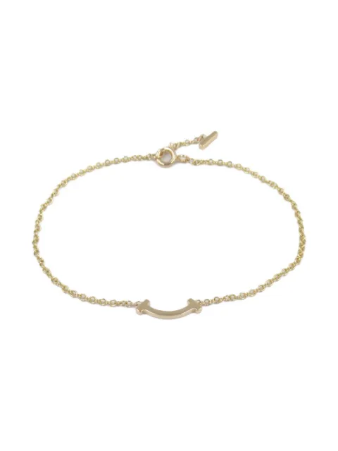 Tiffany & Co. Pre-Owned 2010s 18kt yellow gold T-Smile bracelet