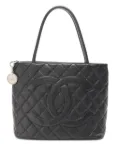 CHANEL Pre-Owned 2000s Medallion leather tote bag - Black