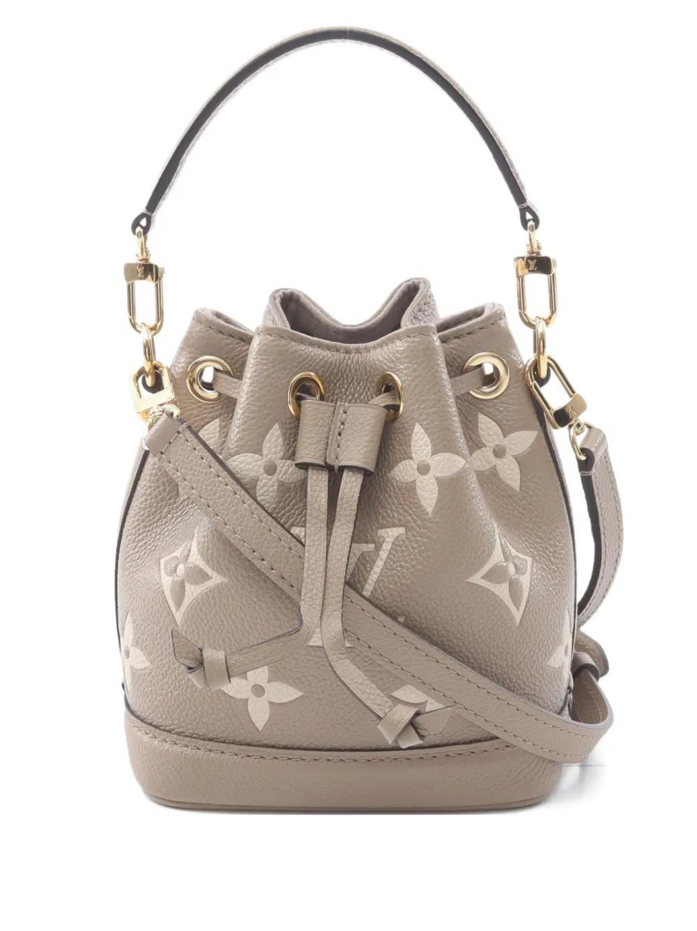 Louis Vuitton Pre-Owned 2021 ノエ モノグラム バケットバッグ ナノ - ニュートラル Louis Vuitton Pre-Owned 2021 ノエ モノグラム バケットバッグ ナノ - ニュートラル