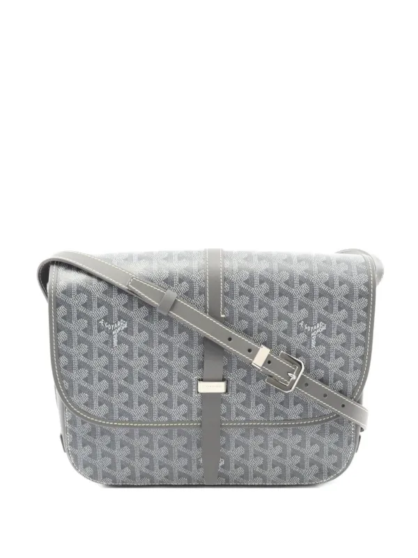 Goyard Pre-Owned 2010s Belvedere MM Shoulder Bag Grey