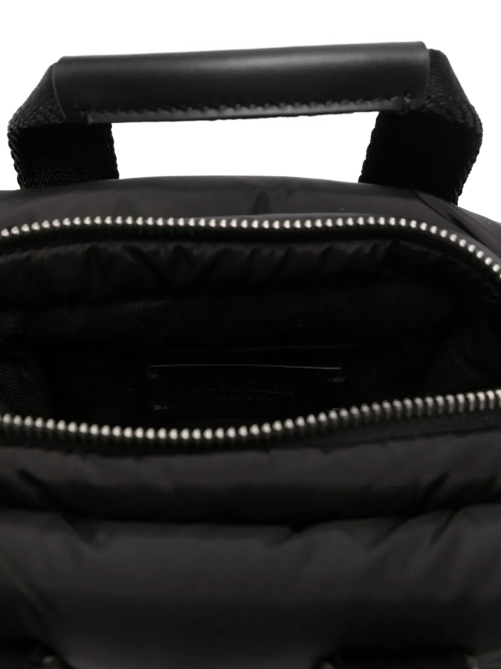 Moncler Caradoc kleine gewatteerde schoudertas Zwart