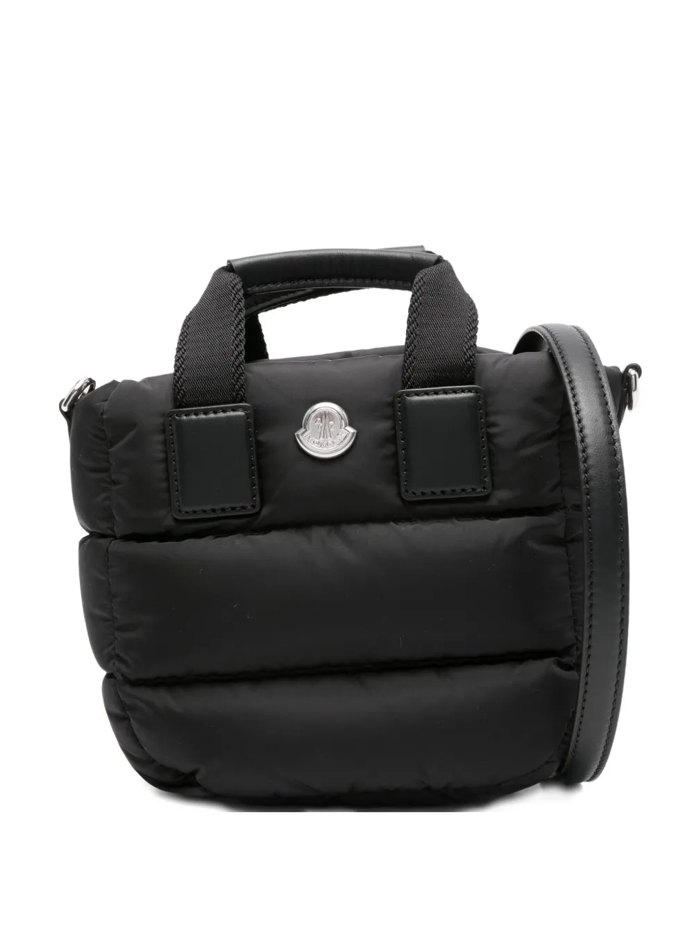 Moncler mini Caradoc quilted shoulder bag Zwart
