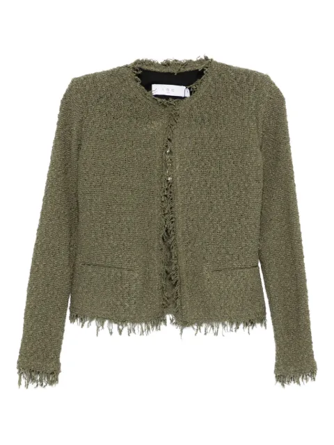 IRO frayed tweed jacket