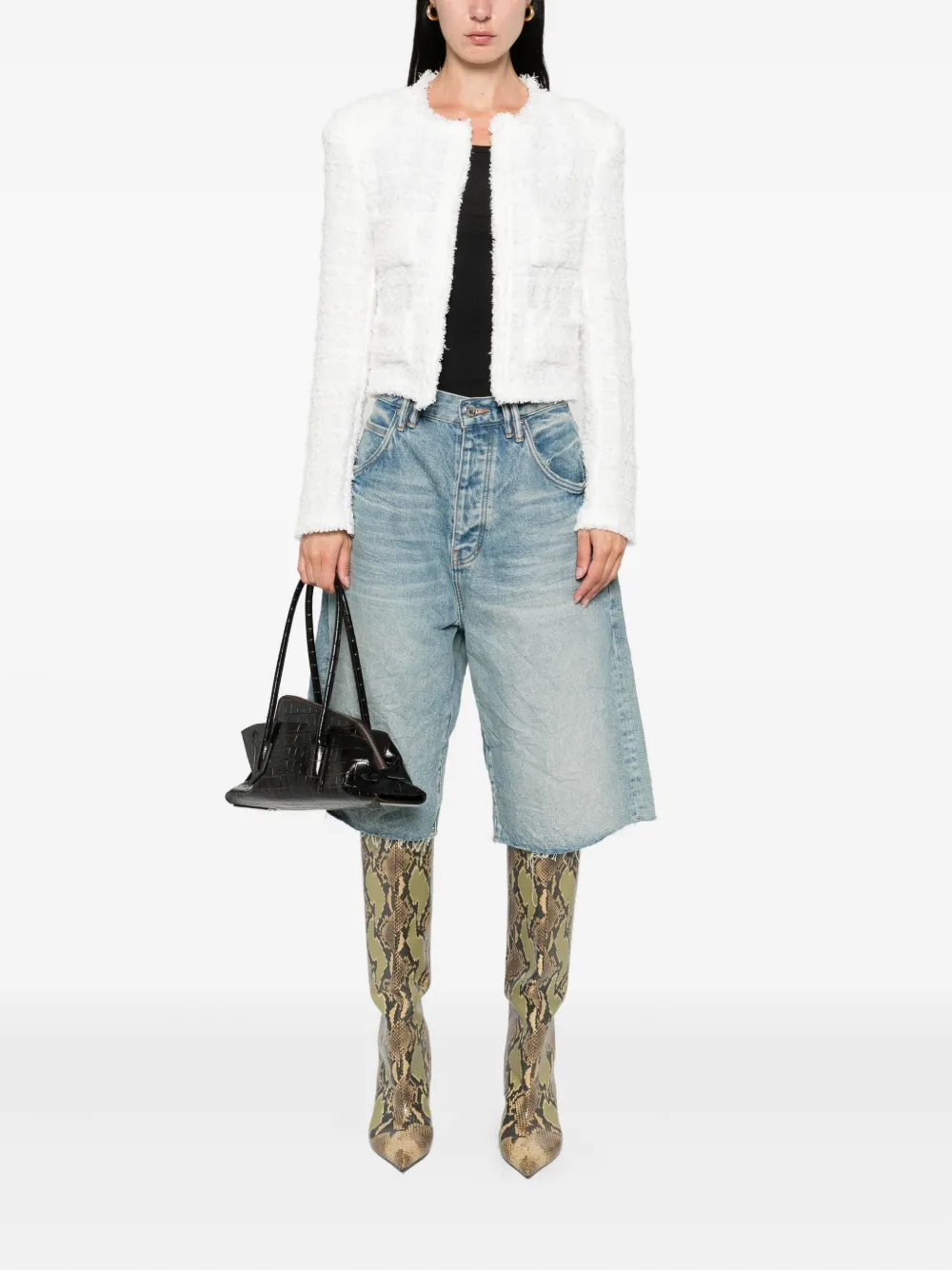 IRO frayed pocketed tweed jacket | Tweed Jackets | Image 2