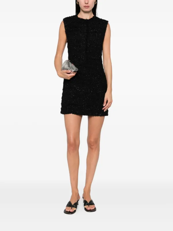 ワンピース Herlipto Canal Tweed Mini Dress black 2379429357.jpg?1726841166