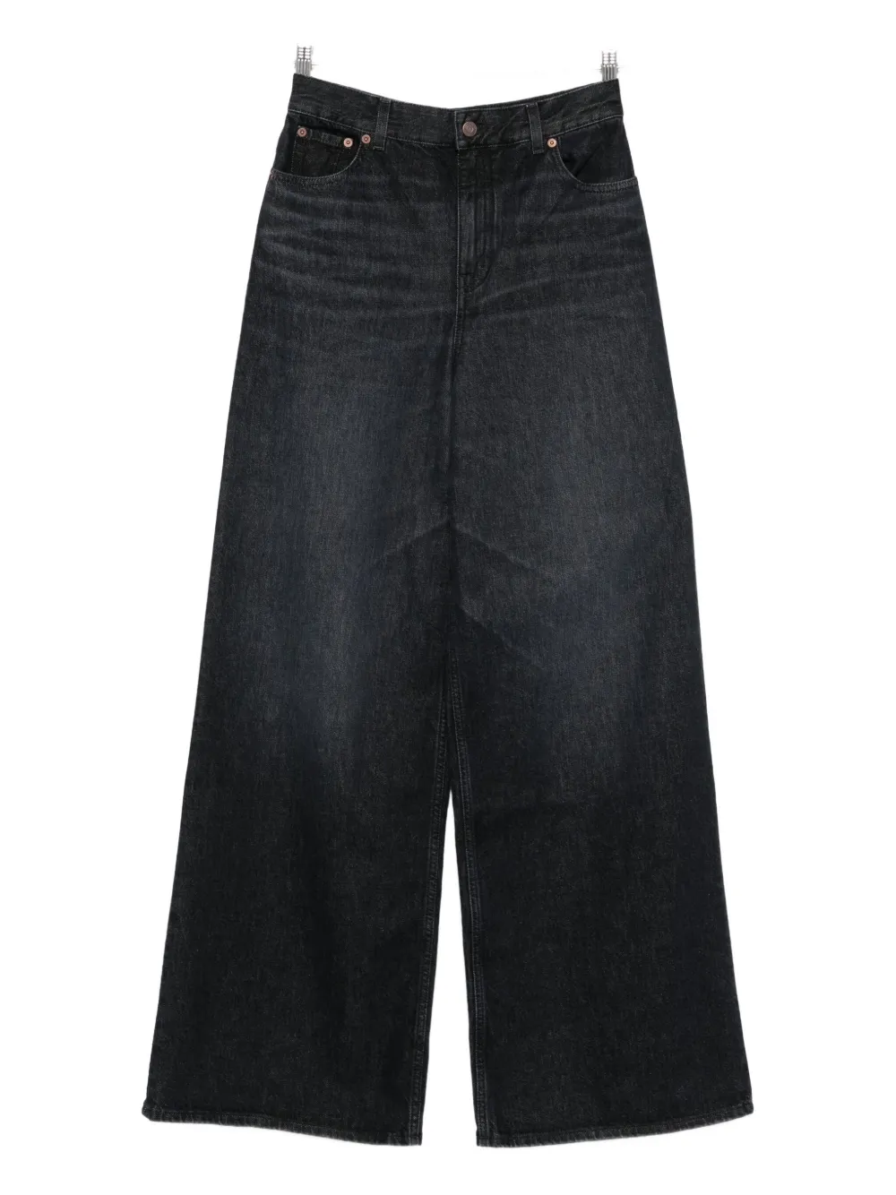 Chloé buttoned wide-leg jeans - Nero