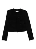 IRO sparkle tweed jacket - Black