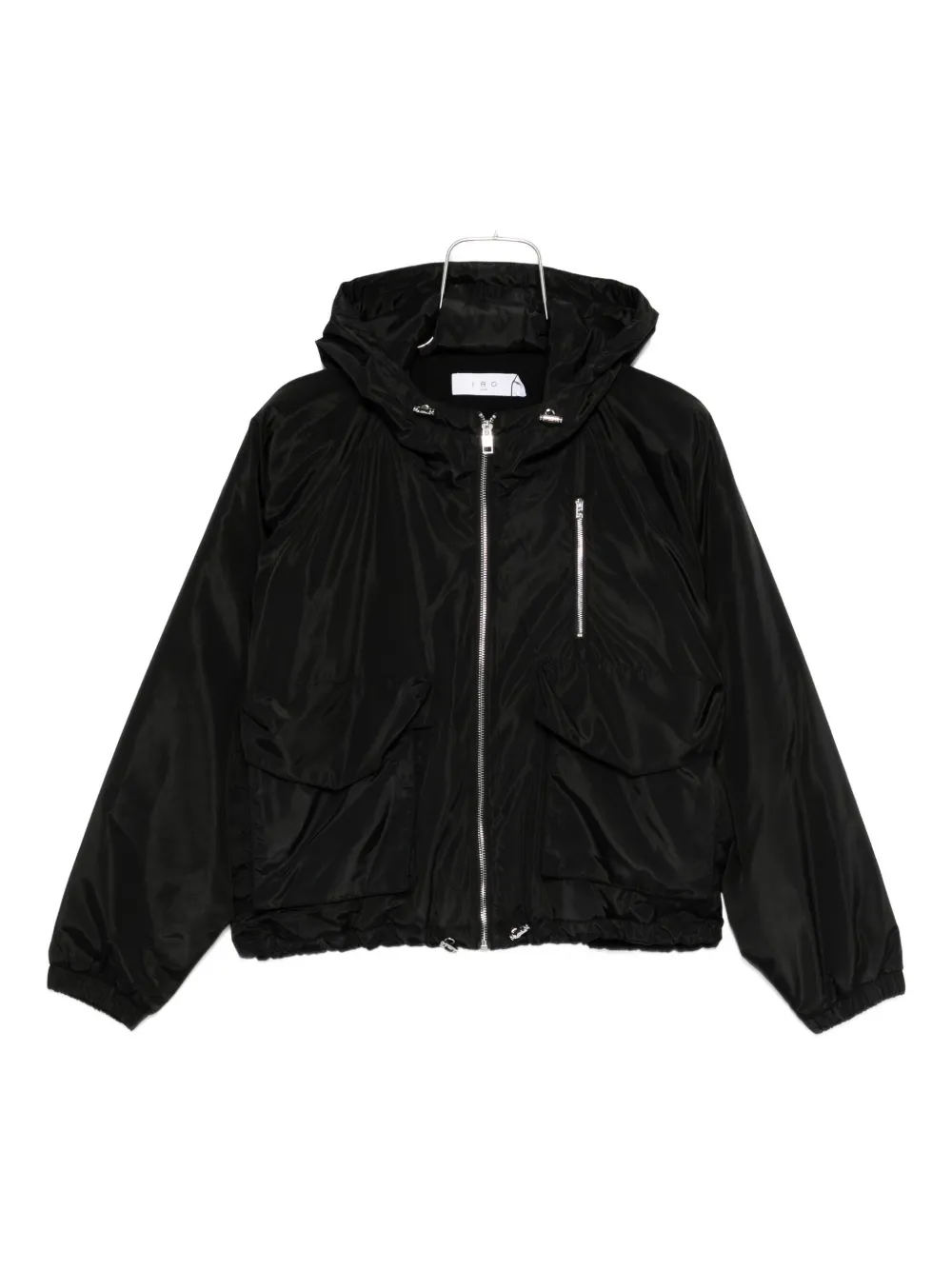 Iro Hooded Pocketed Bomber Jacket