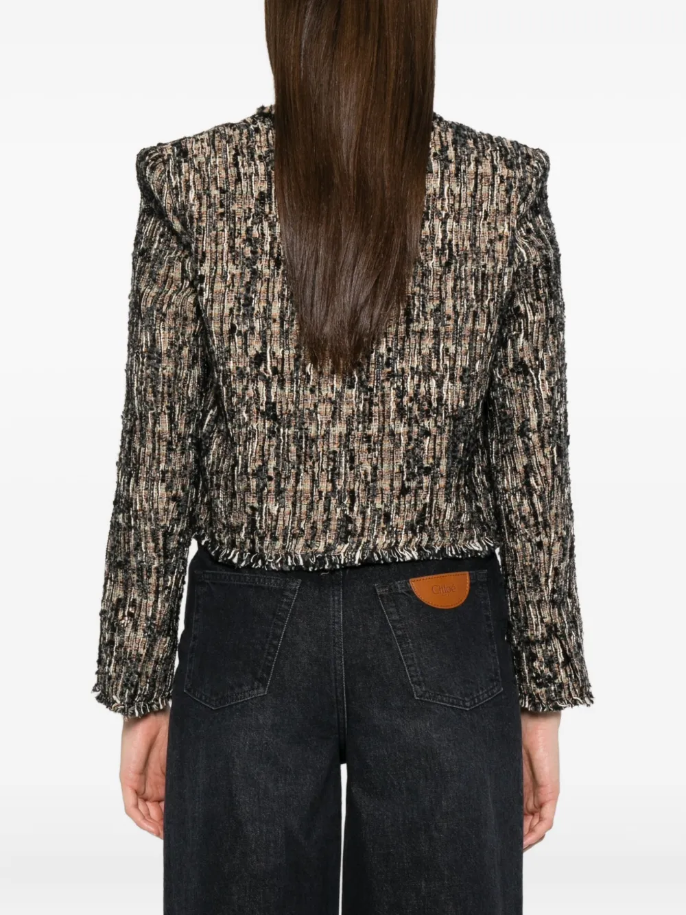IRO Tweed jack Zwart