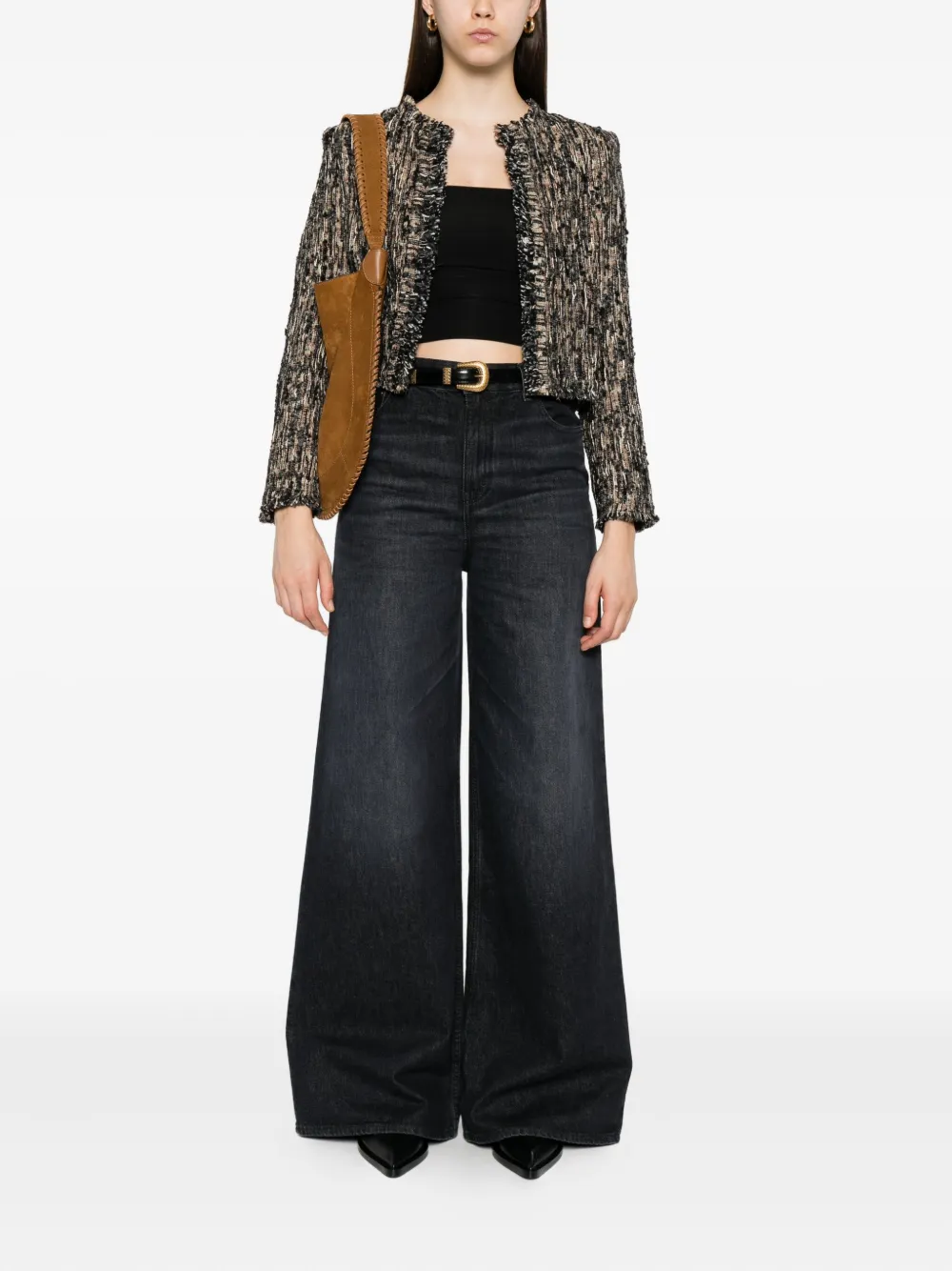 IRO Tweed jack Zwart