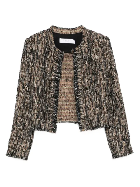 IRO fringed tweed jacket