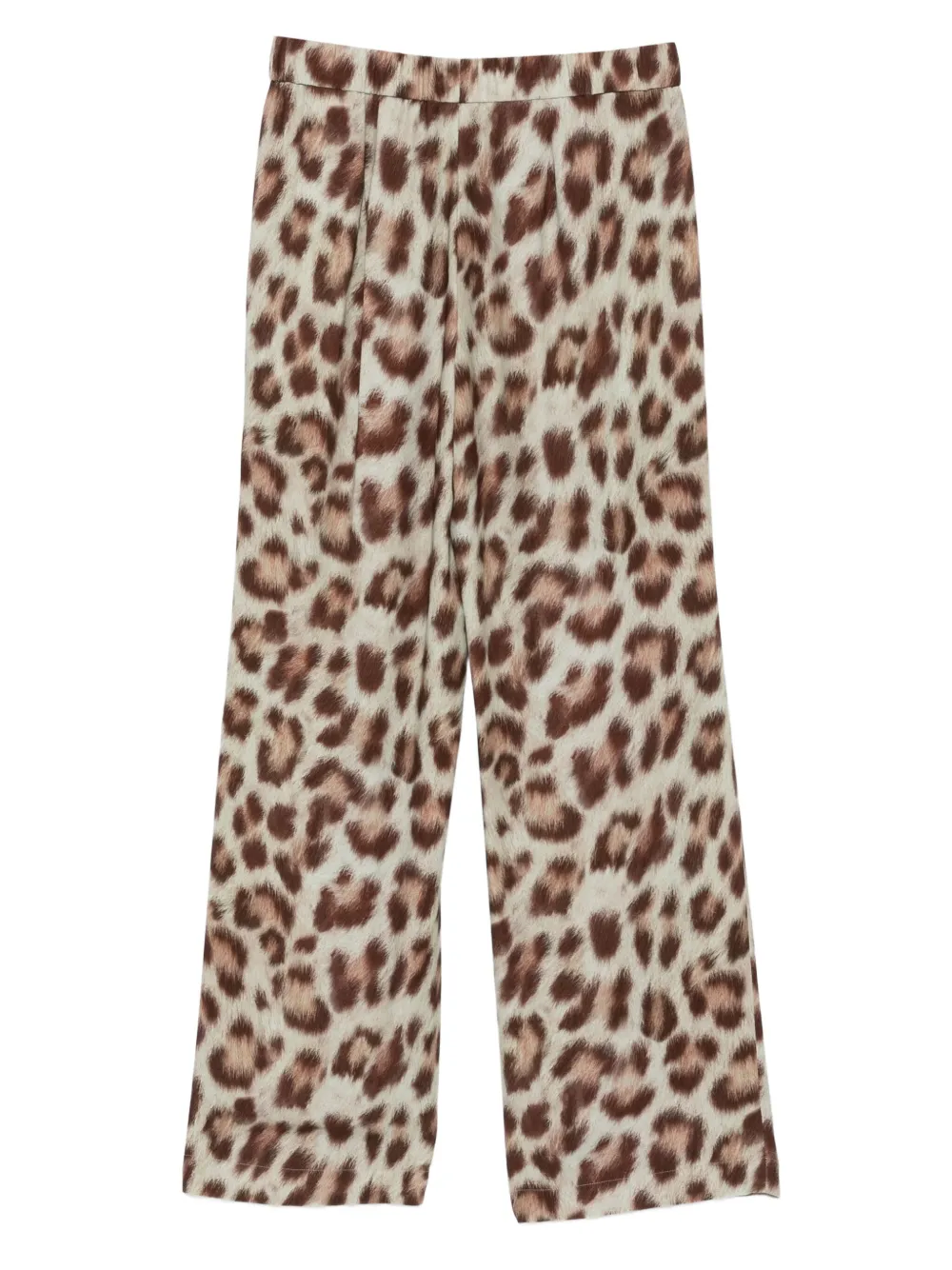 Luisa Cerano Broek met luipaardprint Bruin