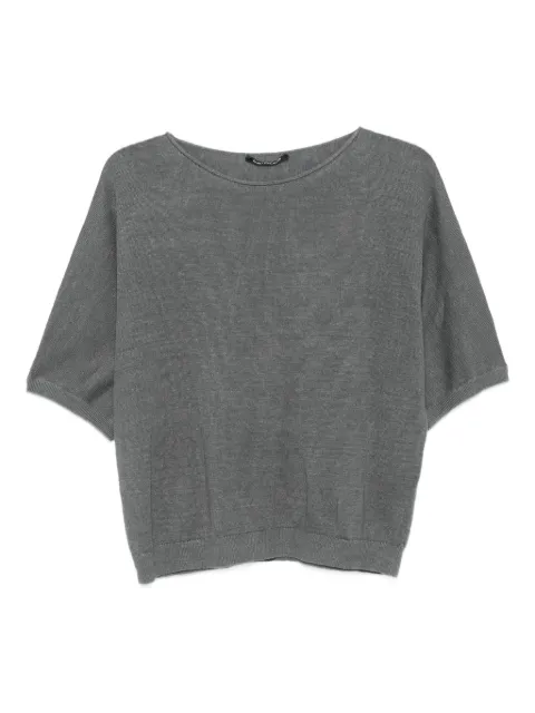 Luisa Cerano short-sleeves linen top