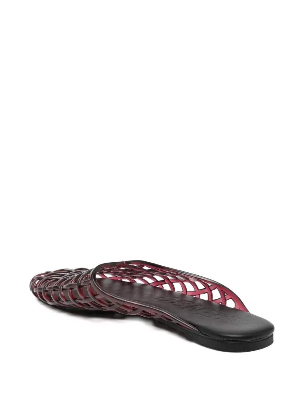 Senso Jacey flatted slides Red