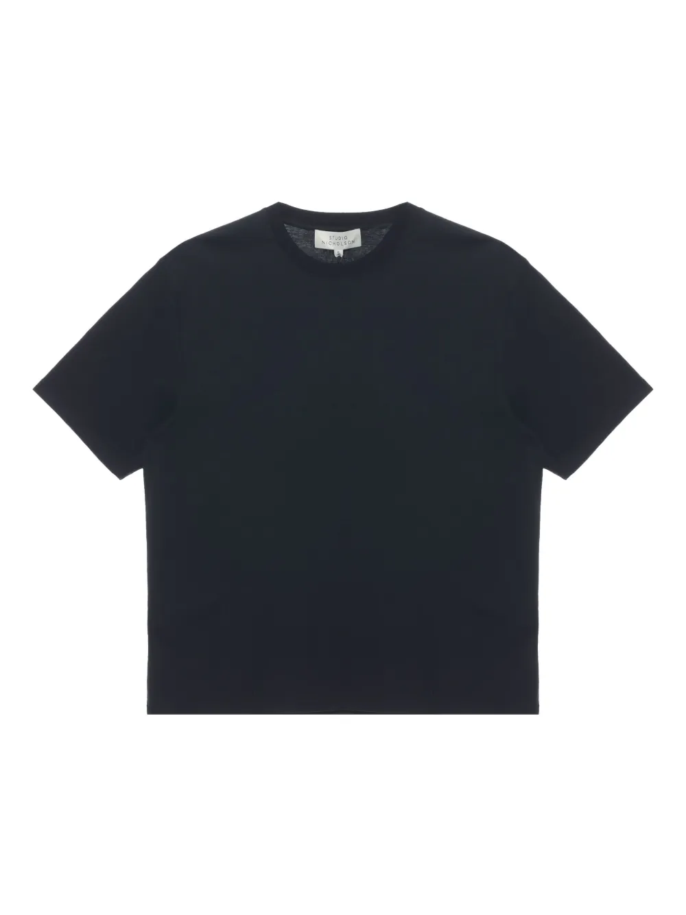 Studio Nicholson T-shirt met ronde hals Zwart