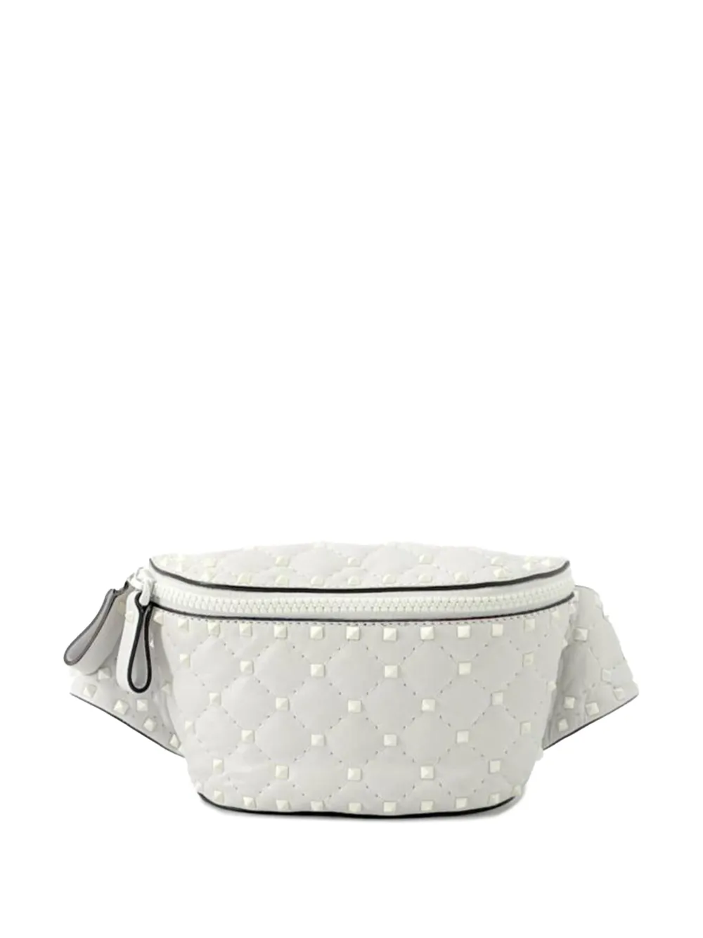 Valentino Garavani Pre-Owned 2000-2017 Nappa Rockstud Spike belt bag | White | Image 1