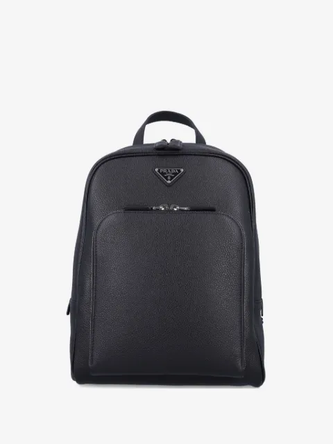 Prada Leren rugzak met logo