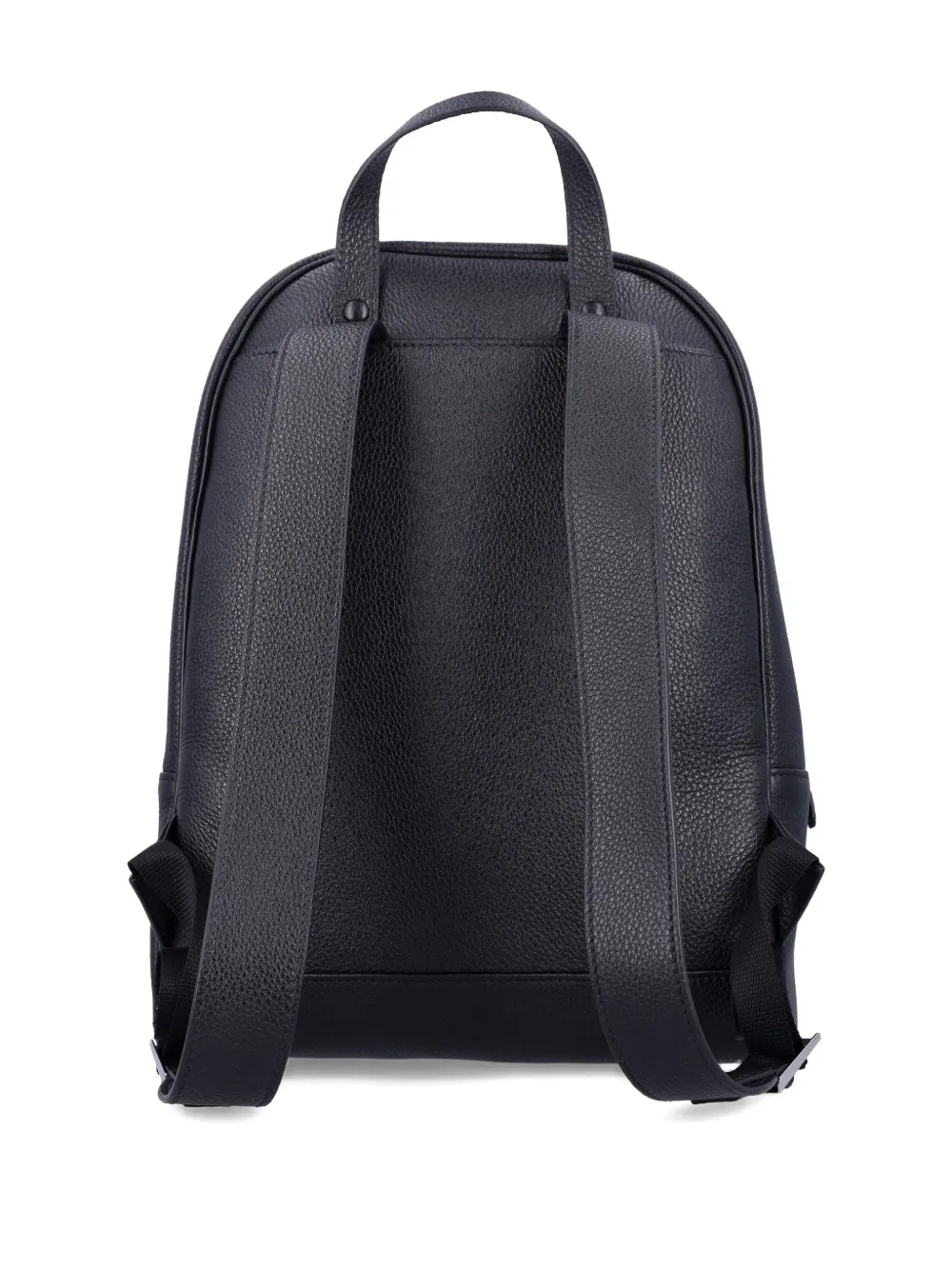 Prada Leren rugzak met logo Zwart