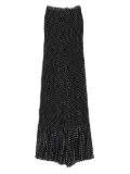 SIMONA CORSELLINI pleated polka-dot trousers - Black