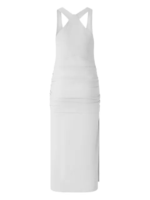 PINKO cross-back gathered dress