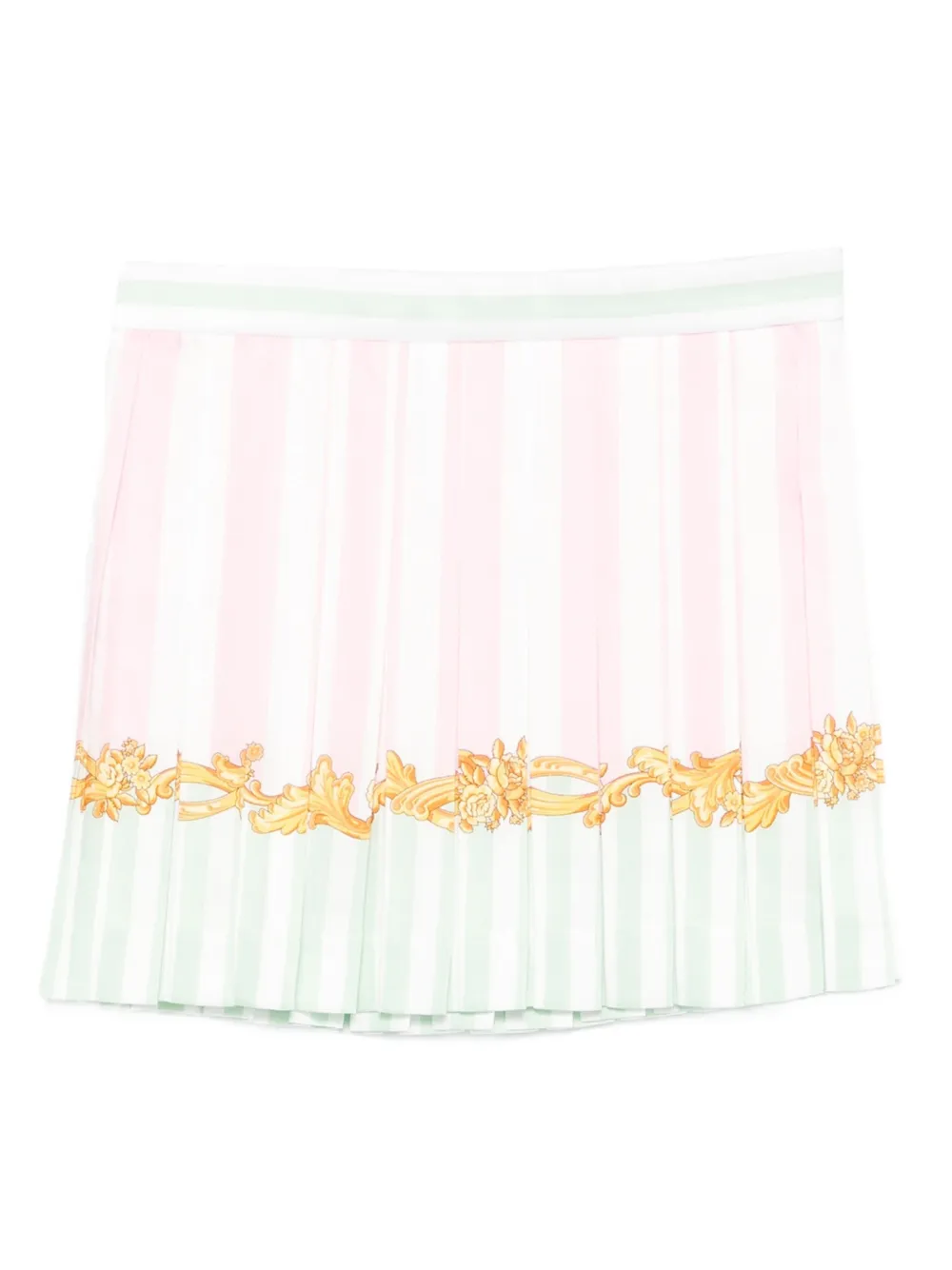 Versace Kids pleated baroque-print skirt | Casual Skirts | Image 2