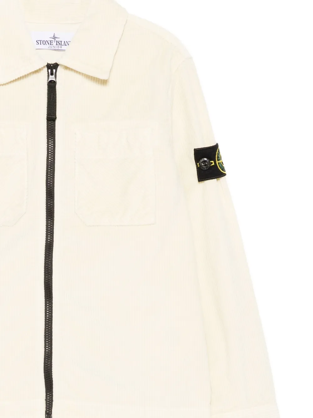 Stone Island Junior Jack met ritssluiting Beige