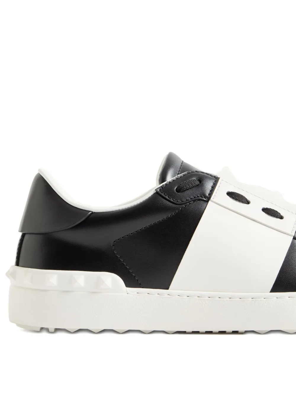 Valentino Garavani leather low-top sneakers Black