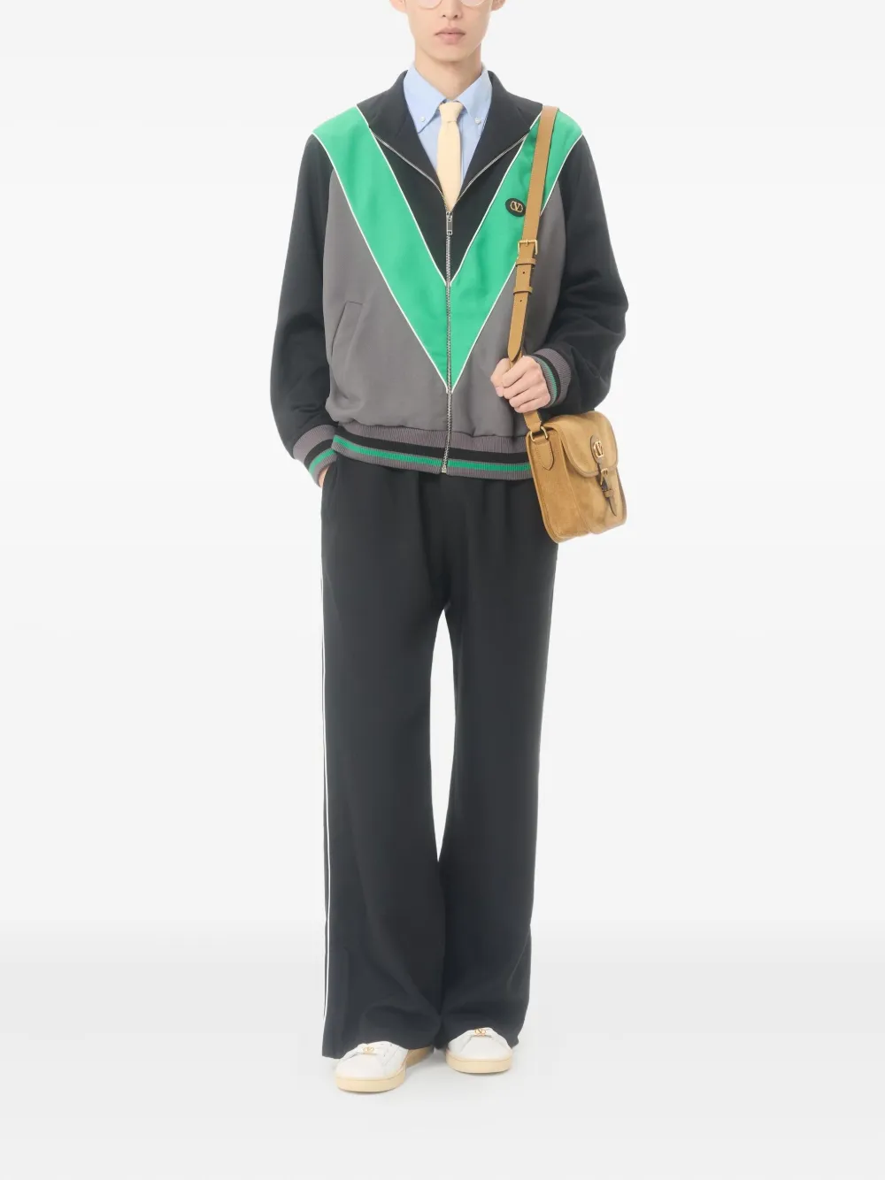 Valentino Garavani VLogo broek met trekkoord - Zwart