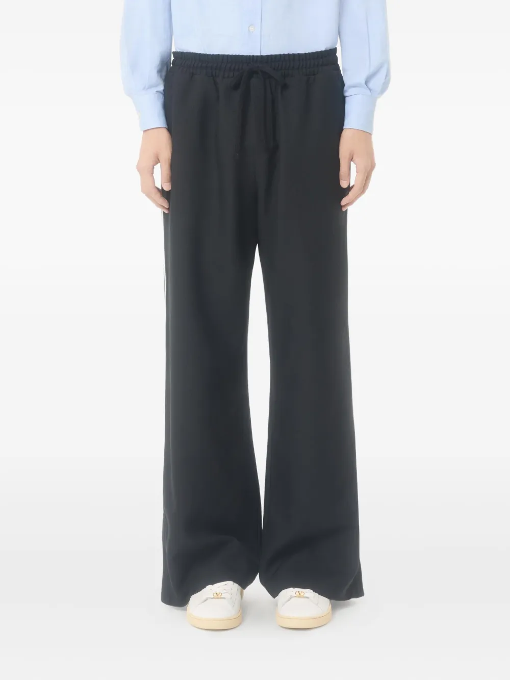 Valentino Garavani VLogo broek met trekkoord Zwart