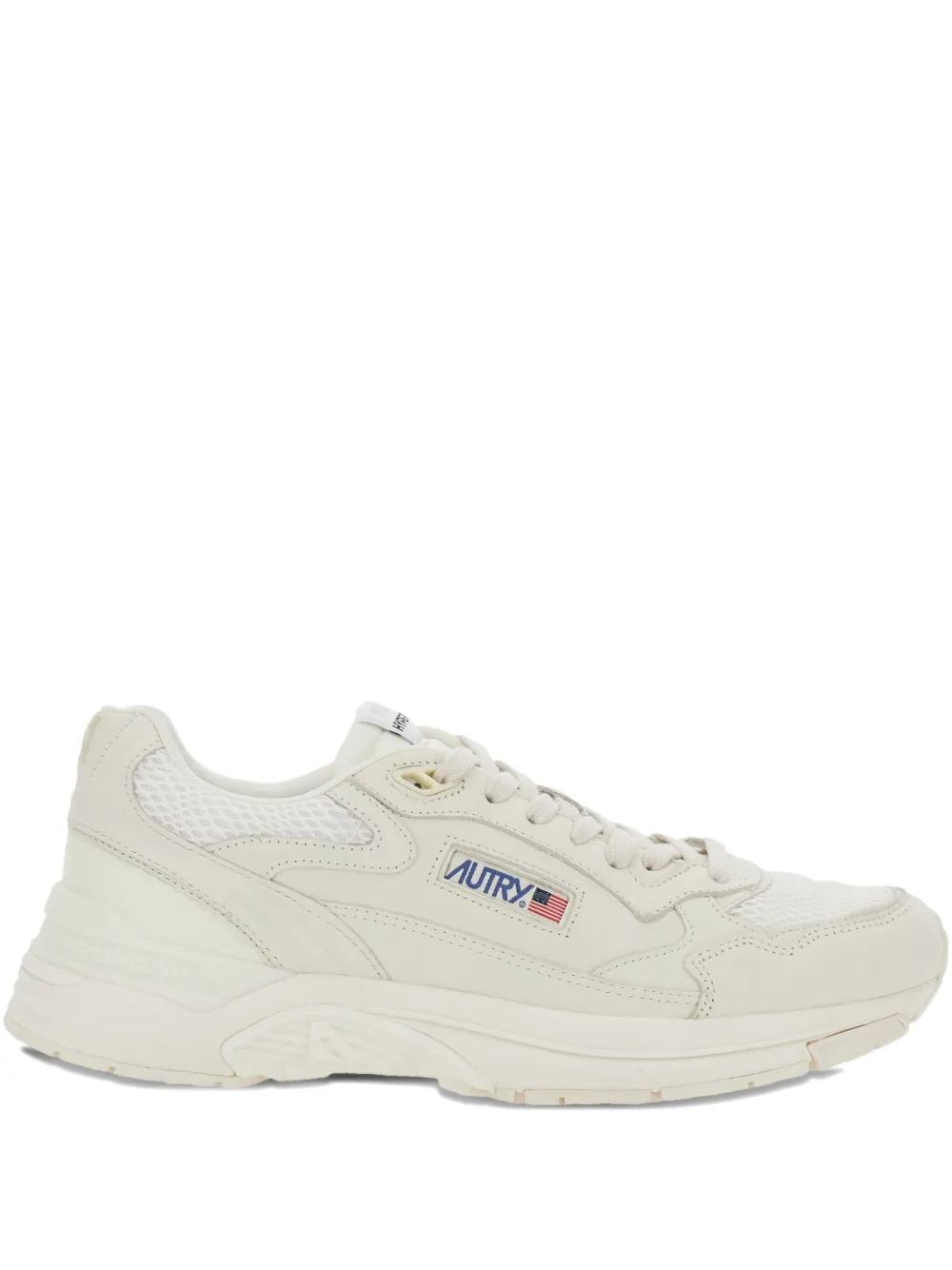 Autry Hyperway logo-patch mesh sneakers | White | Image 1