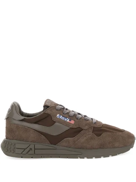 Autry Reelwind logo-patch suede sneakers