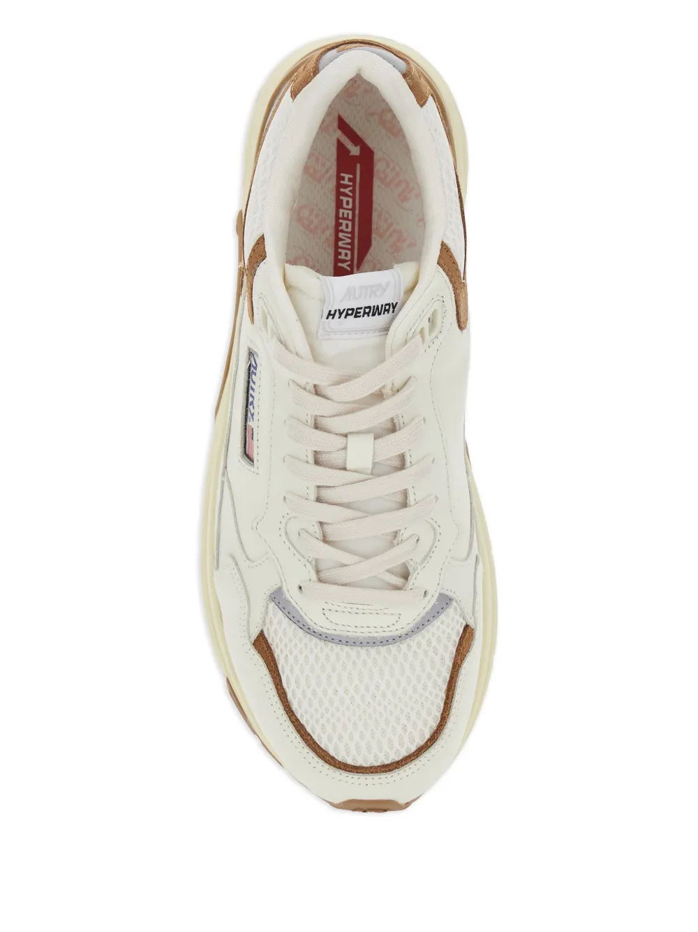 Autry Hyperway logo-patch sneakers White