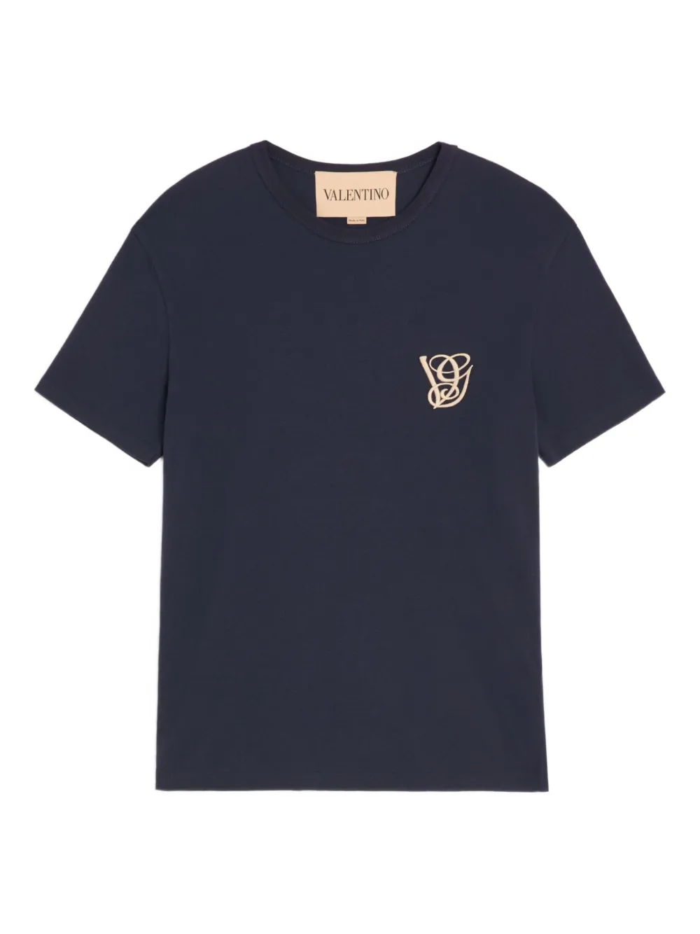 Valentino Garavani VGパッチ Tシャツ - ブルー Valentino Garavani VGパッチ Tシャツ - ブルー