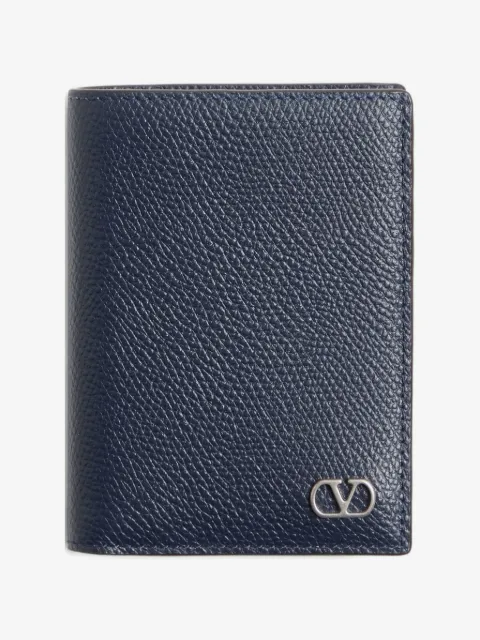 Valentino Garavani grainy vlogo signature card holder