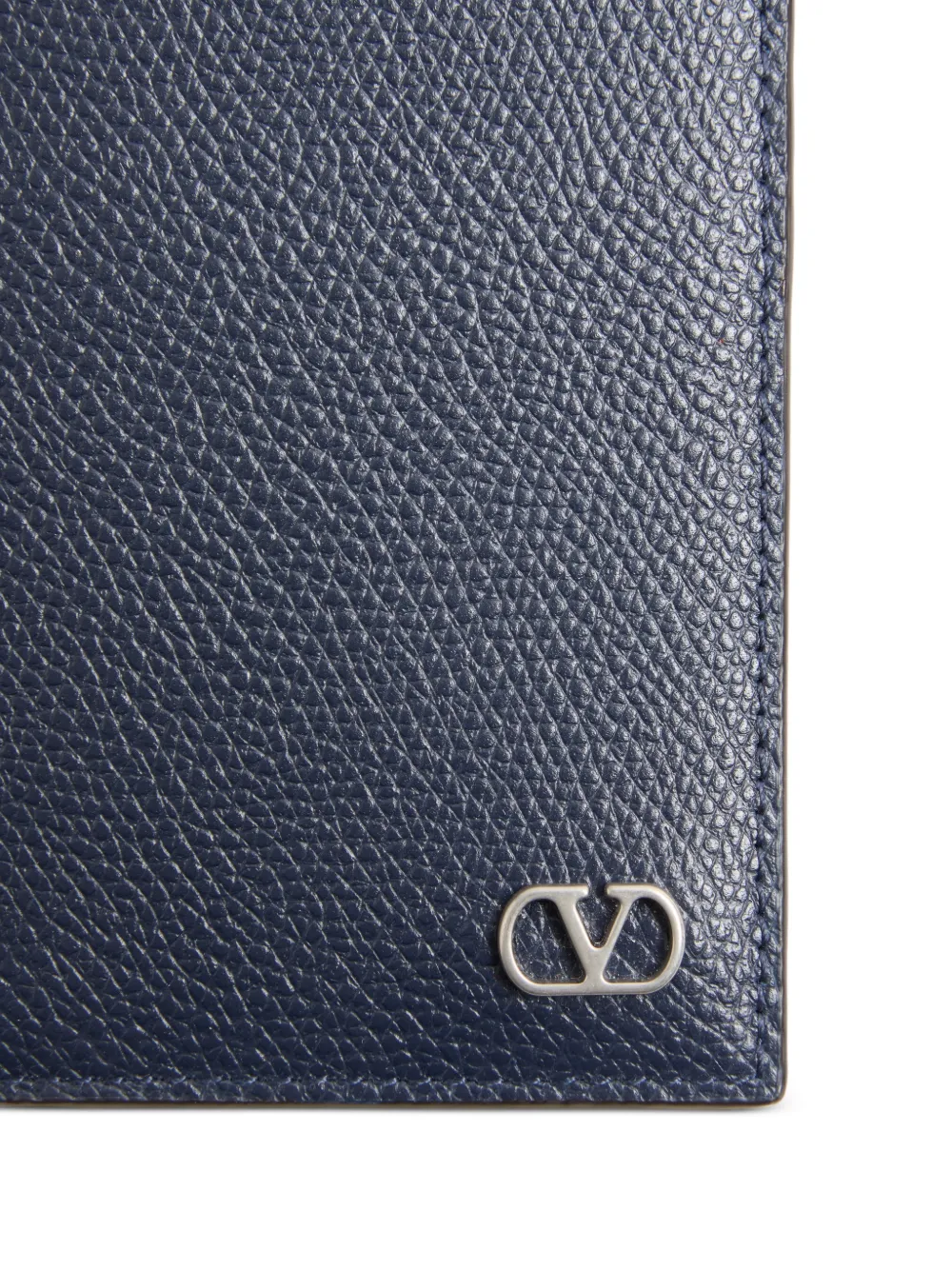 Valentino Garavani VLogo Signature bewerkte pasjeshouder Blauw