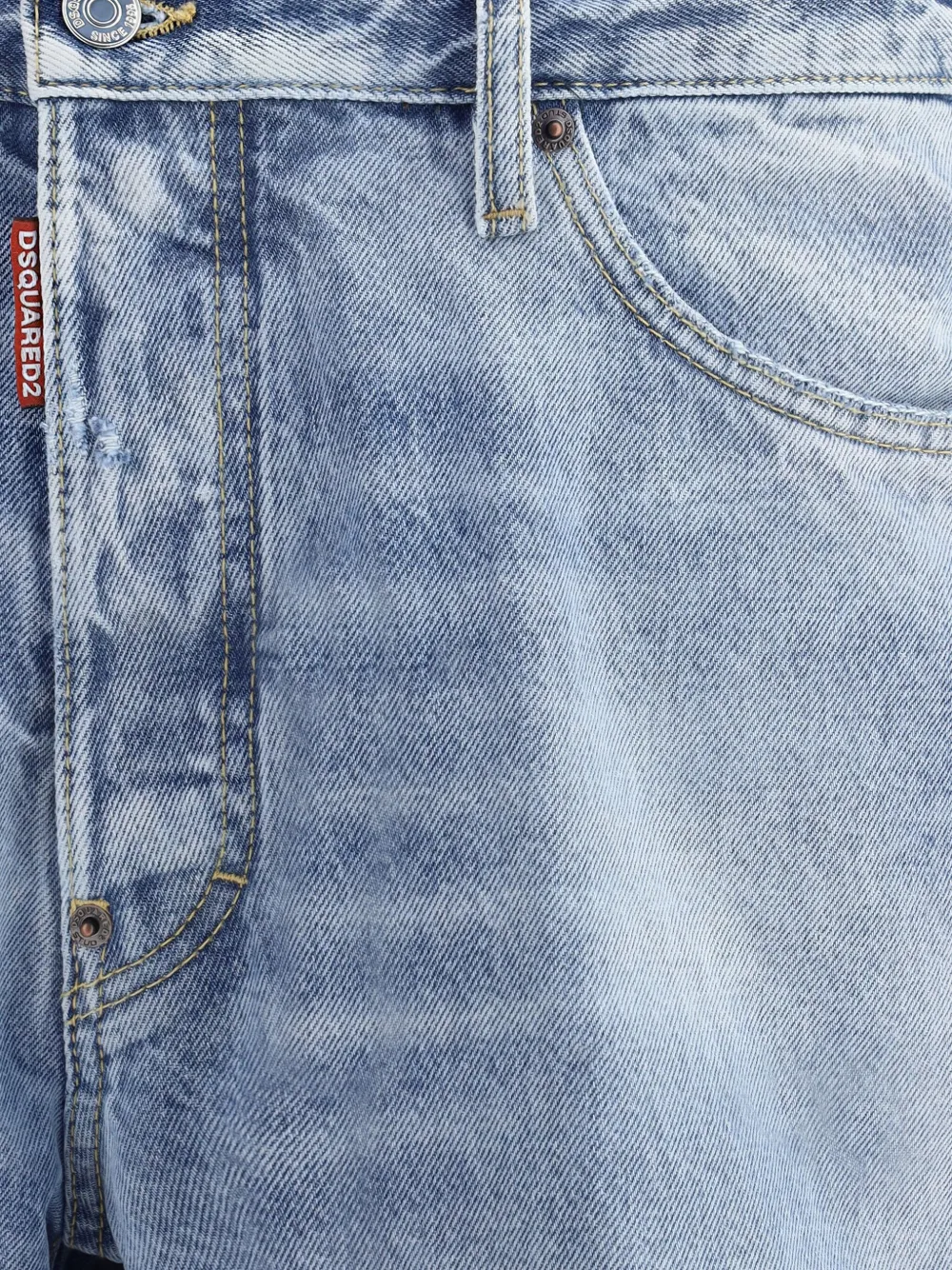 DSQUARED2 Katoenen shorts Blauw