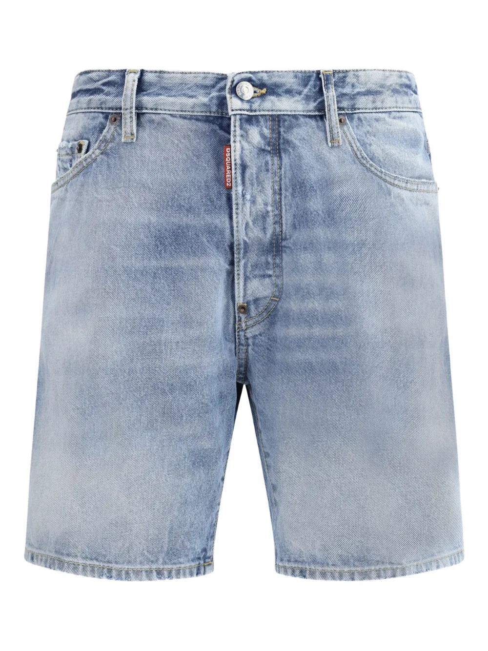 Dsquared2 Cotton Shorts In Blue