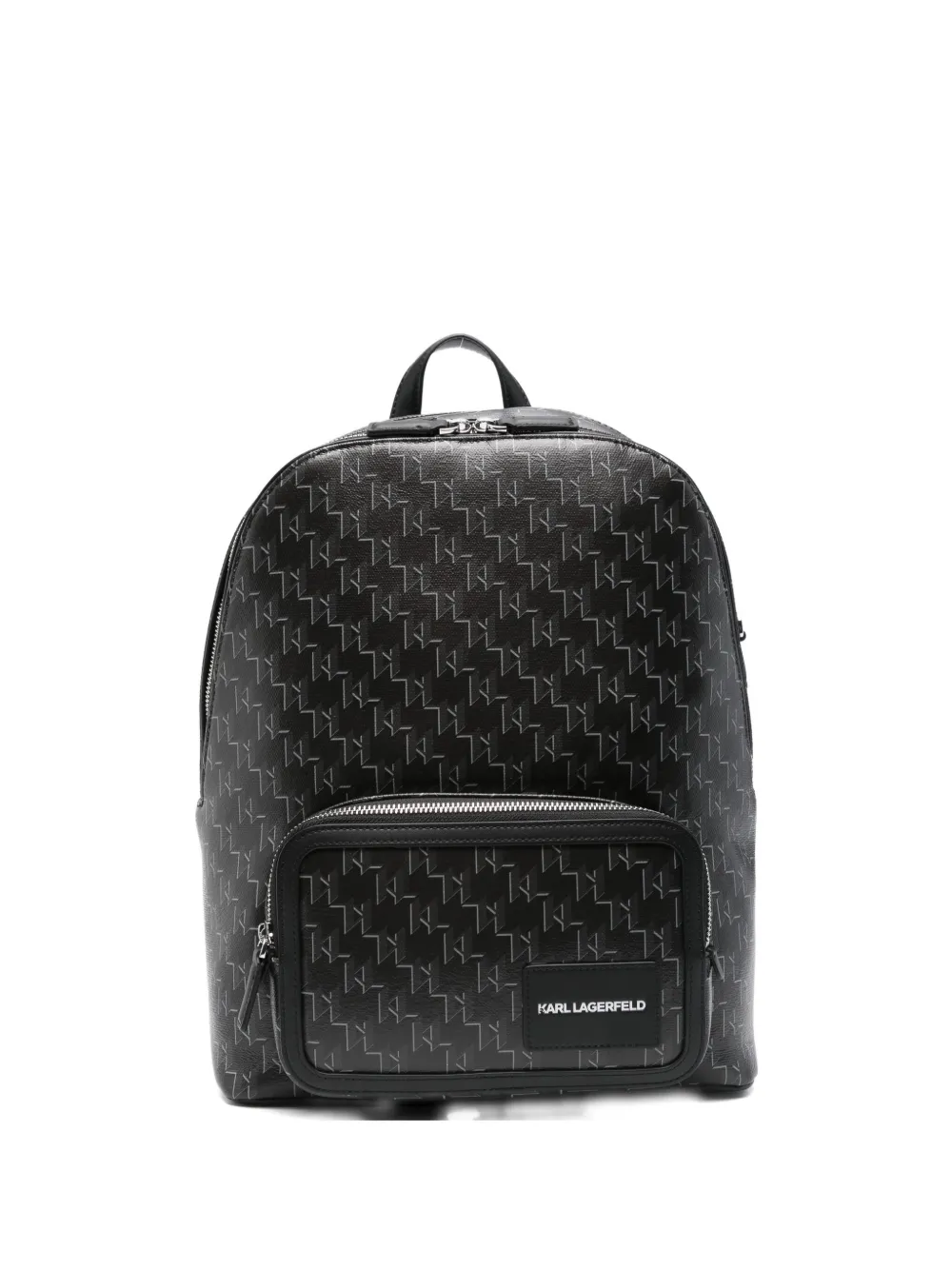 Karl Lagerfeld medium Karl monogram backpack Zwart