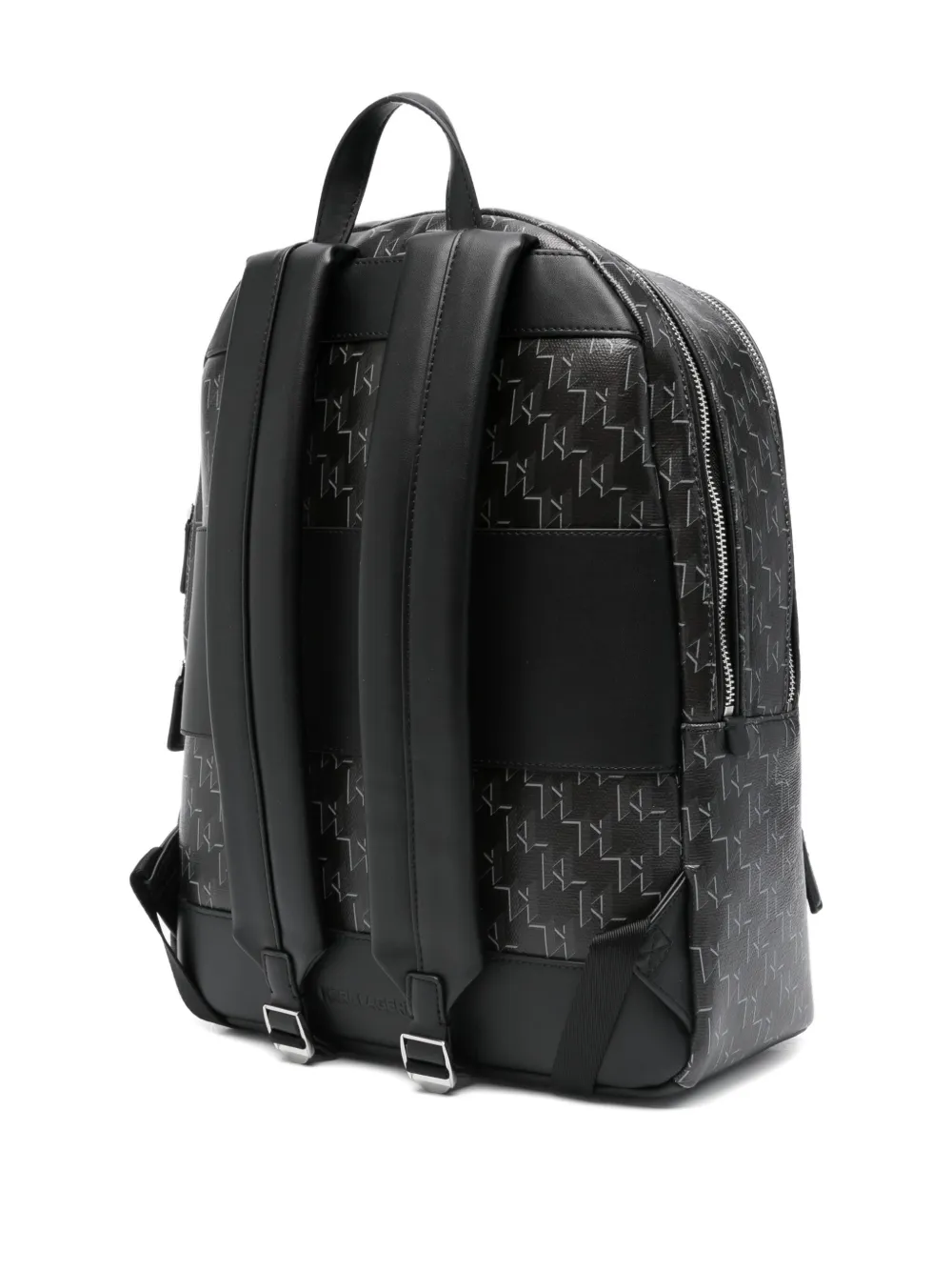 Karl Lagerfeld medium Karl monogram backpack Zwart