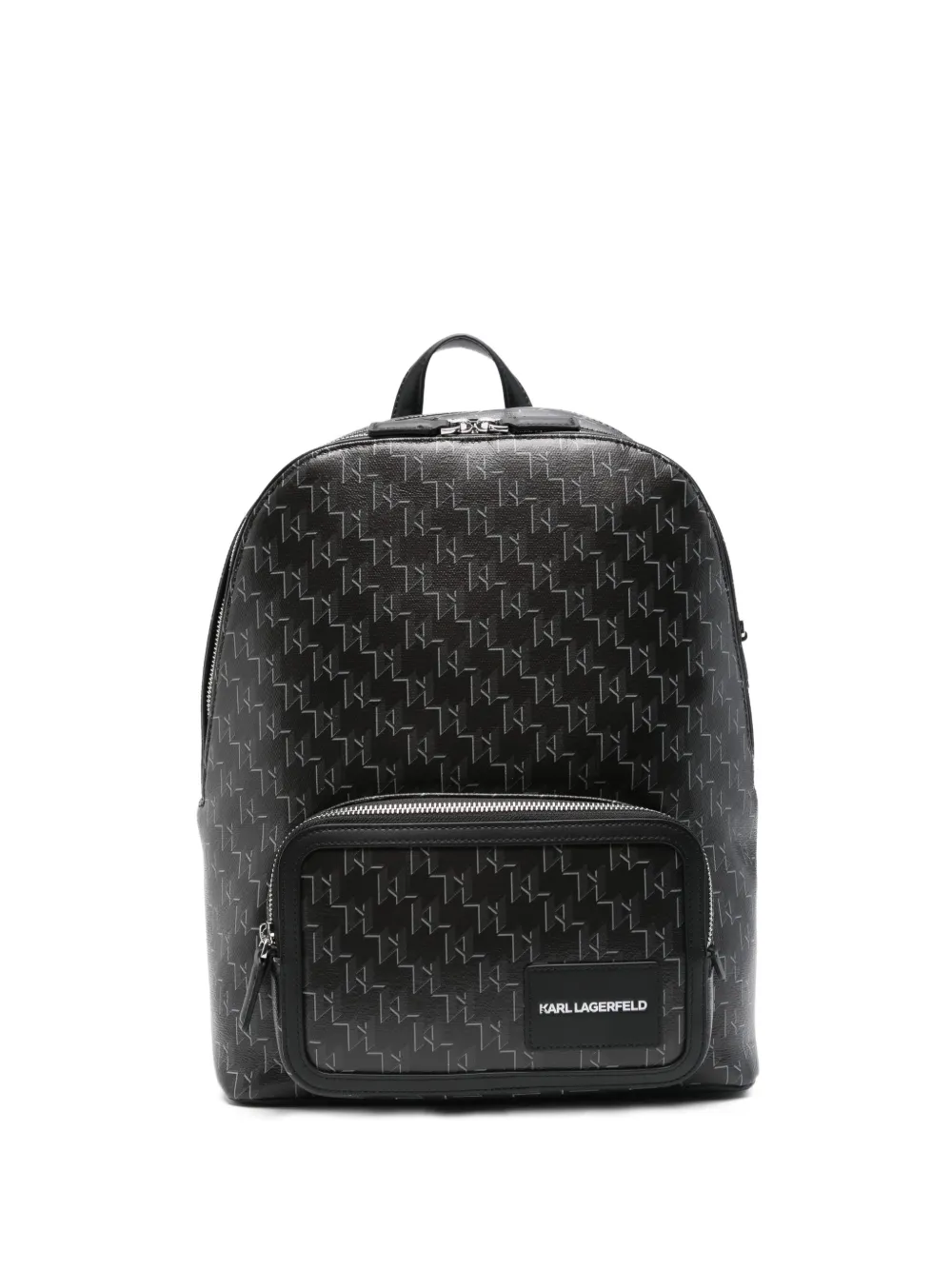 Karl Lagerfeld medium Karl monogram backpack Zwart