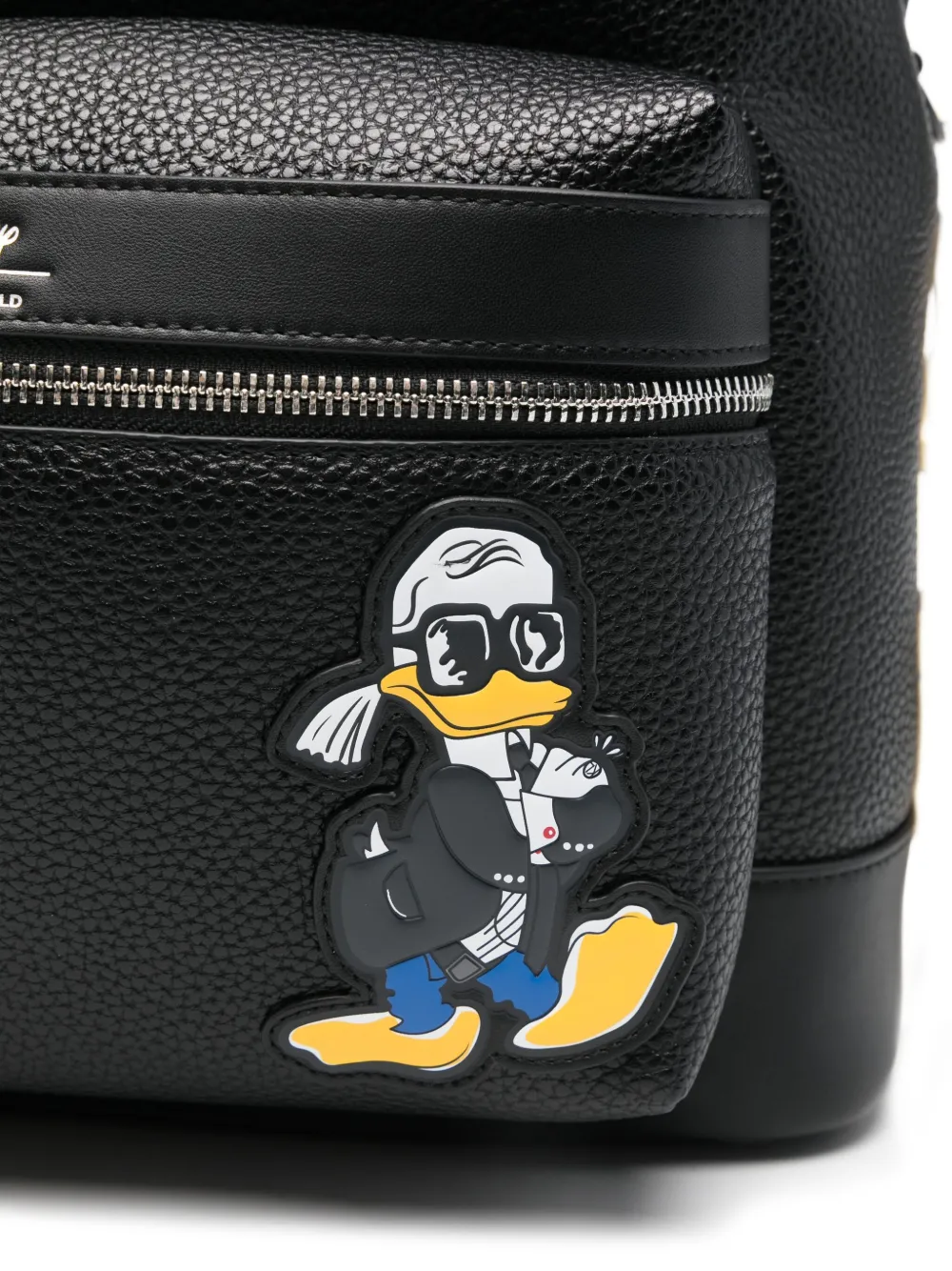 Karl Lagerfeld X Disney Donald Duck Backpack In Black
