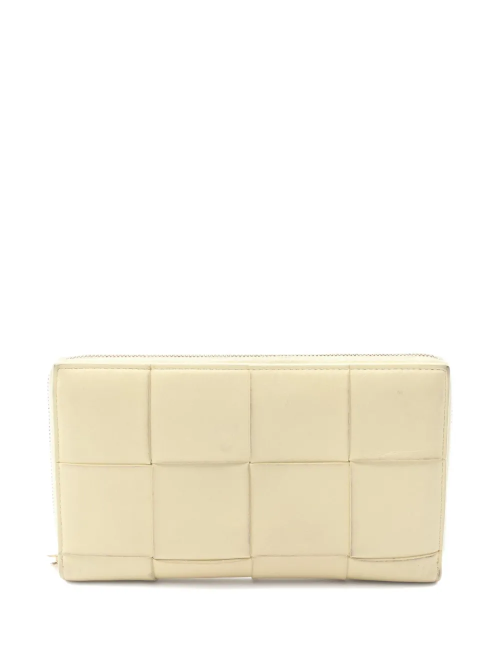 Bottega Veneta Pre-Owned 2000s Intrecciato zip wallet | Neutrals | Image 1