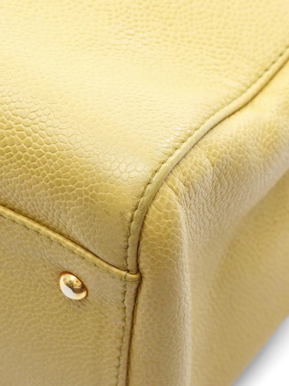1997 Caviar-Leather Chain Tote Bag