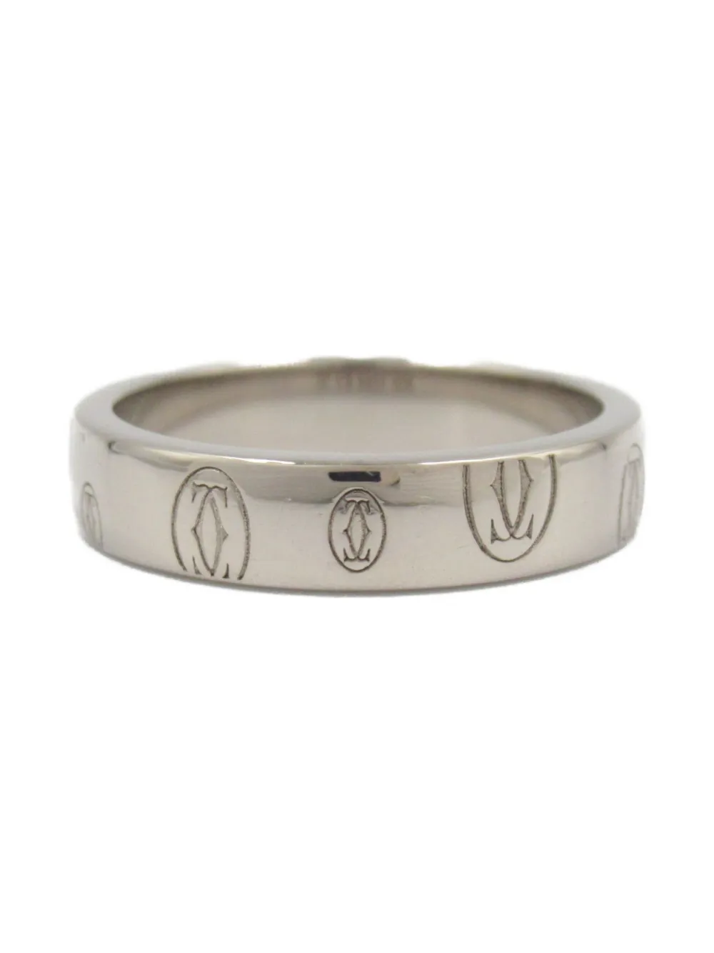 Cartier 2010s 18K white gold Happy Birthday ring | Silver | Image 1